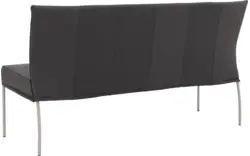 Goossens eetbank funk grijs leer - 8227347-01