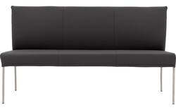 Goossens eetbank funk grijs leer - 8227347-01