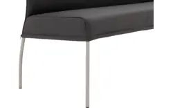 Goossens eetbank funk grijs leer - 8227347-01