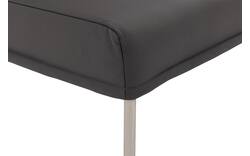 Goossens eetbank funk grijs leer - 8227347-01