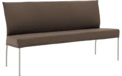 Goossens eetbank funk bruin leer - 8227353-01