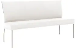 Goossens eetbank funk wit leer - 8227354-01