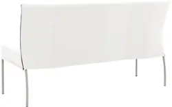 Goossens eetbank funk wit leer - 8227354-01