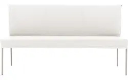 Goossens eetbank funk wit leer - 8227354-01