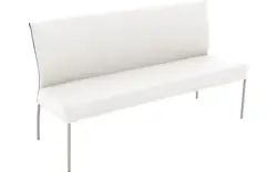 Goossens eetbank funk wit leer - 8227354-01