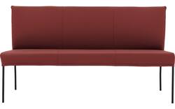 Goossens eetbank funk rood leer - 8227363-01