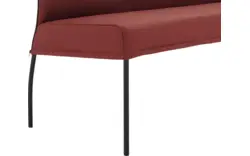 Goossens eetbank funk rood leer - 8227363-01