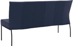 Goossens eetbank funk blauw leer - 8227364-02