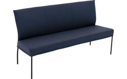 Goossens eetbank funk blauw leer - 8227364-01