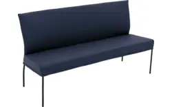 Goossens eetbank funk blauw leer - 8227364-01