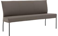 Goossens eetbank funk grijs leer - 8227365-01