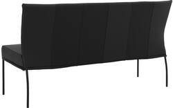 Goossens eetbank funk zwart leer - 8227366-02