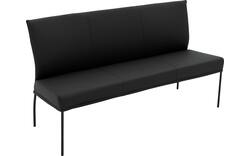 Goossens eetbank funk zwart leer - 8227366-01