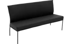 Goossens eetbank funk zwart leer - 8227366-01