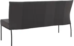 Goossens eetbank funk grijs leer - 8227368-01