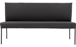 Goossens eetbank funk grijs leer - 8227368-01