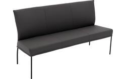 Goossens eetbank funk grijs leer - 8227368-01