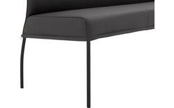 Goossens eetbank funk grijs leer - 8227368-01