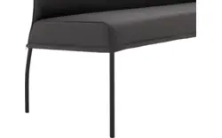 Goossens eetbank funk grijs leer - 8227368-01
