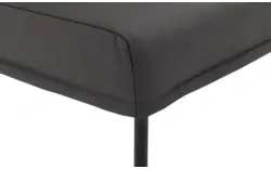 Goossens eetbank funk grijs leer - 8227368-01