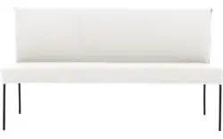 Goossens eetbank funk wit leer - 8227375-01