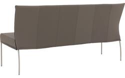 Goossens eetbank funk grijs leer - 8227396-01