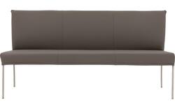 Goossens eetbank funk grijs leer - 8227396-01