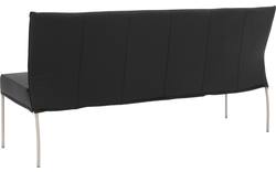 Goossens eetbank funk zwart leer - 8227397-02