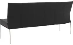 Goossens eetbank funk zwart leer - 8227397-01