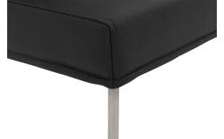 Goossens eetbank funk zwart leer - 8227397-01