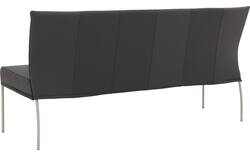 Goossens eetbank funk grijs leer - 8227398-02