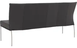 Goossens eetbank funk grijs leer - 8227398-01
