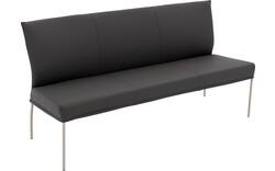 Goossens eetbank funk grijs leer - 8227398-01