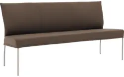 Goossens eetbank funk bruin leer - 8227402-01