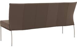 Goossens eetbank funk bruin leer - 8227402-02