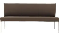 Goossens eetbank funk bruin leer - 8227402-01