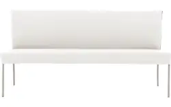 Goossens eetbank funk wit leer - 8227403-01