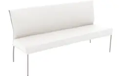 Goossens eetbank funk wit leer - 8227403-01