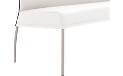 Goossens eetbank funk wit leer - 8227403-01