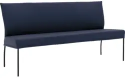 Goossens eetbank funk blauw leer - 8227416-01
