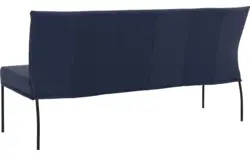 Goossens eetbank funk blauw leer - 8227416-01
