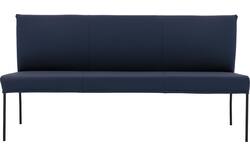Goossens eetbank funk blauw leer - 8227416-01