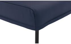 Goossens eetbank funk blauw leer - 8227416-01