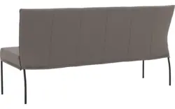 Goossens eetbank funk grijs leer - 8227417-01