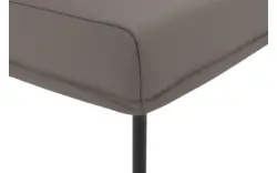 Goossens eetbank funk grijs leer - 8227417-01