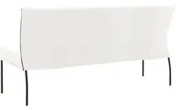 Goossens eetbank funk wit leer - 8227424-01