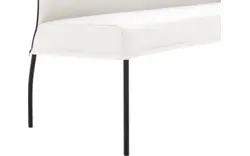 Goossens eetbank funk wit leer - 8227424-01