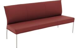 Goossens eetbank funk rood leer - 8227436-01