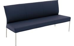 Goossens eetbank funk blauw leer - 8227437-01