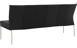 Goossens eetbank funk zwart leer - 8227439-02